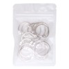 kuou 20 Pcs Metal Book Rings, Loose Leaf Binders Book