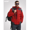 GAXIDES Mens Skiing Jacket Winter Jacket Water Resistant Windproof Rain