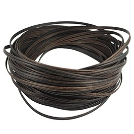 RNY 200ft Black Poly Rattan Knot Repair Rattan Chair Table Two Line Coffee Gradient