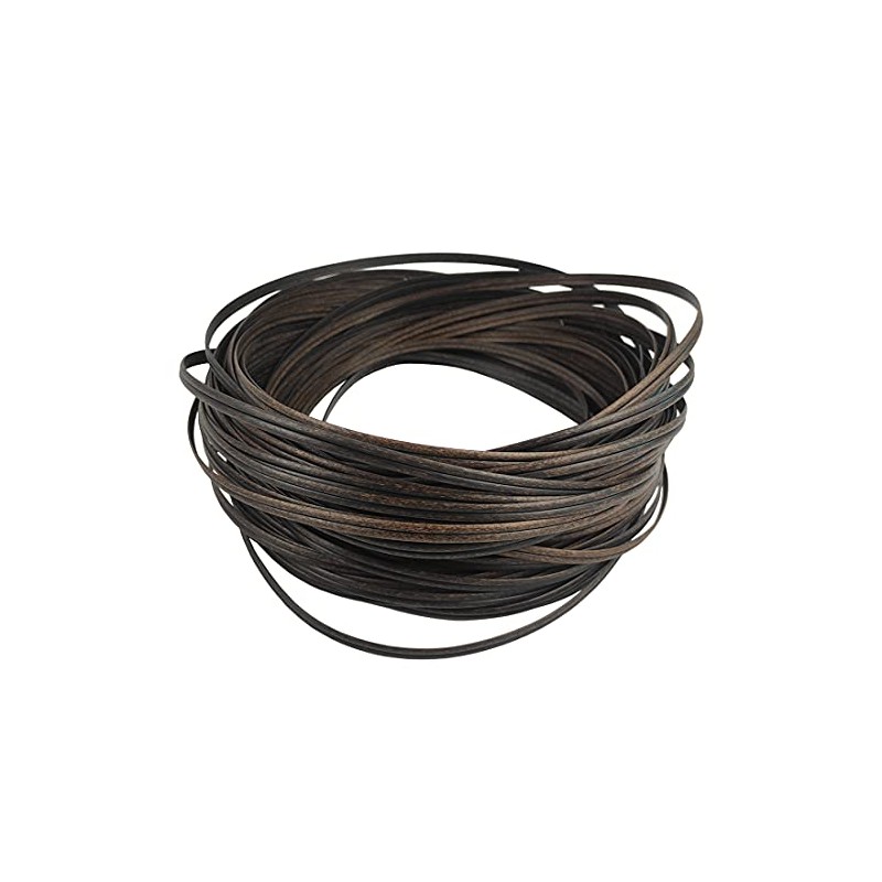 RNY 200ft Black Poly Rattan Knot Repair Rattan Chair Table