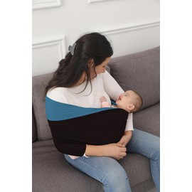 Kloovete Baby Wrap Carrier, Reversible Bonding Comforter, Soft & Stretchy Baby and Infant Sling, Perfect Baby Carrier Wrap Sling for Newborn and Infant up to 35 lbs.