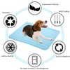 SOMOYA Dog Self Cooling Mat Pet Washable Cooling Pads Blanket