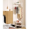 YMYNY Coat Rack Wall Mounted, 70.87H Clothes Garment Rack, Freestanding