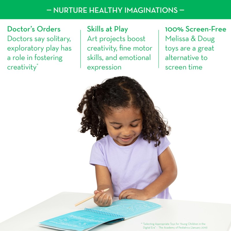 Melissa & Doug On The Go Scratch Art Sea Life