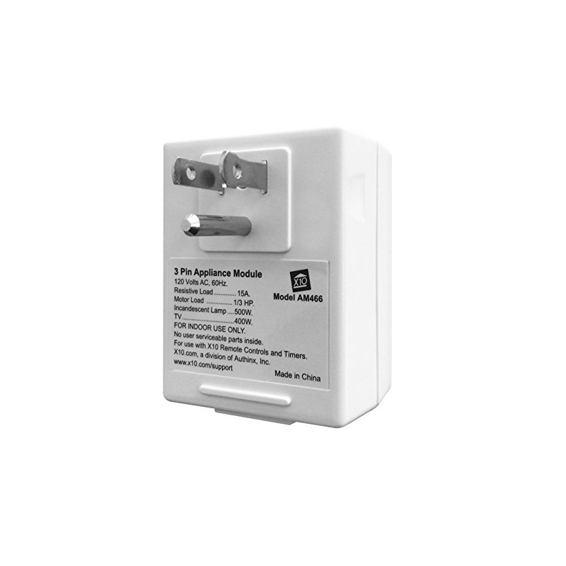 X10 3 Pin Plug in Appliance Module AM466
