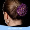 HNJUSR Hair Net Bun Hair Net Set, 4 Pieces Hair