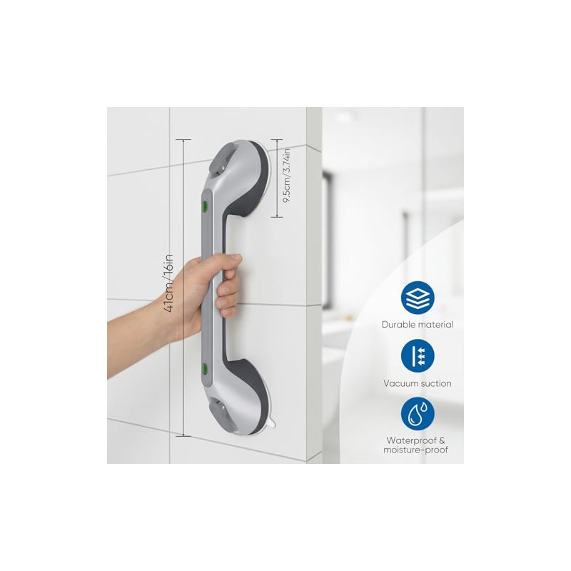 Bathroom Handles 16 inches, MAX 110 KG Handle for Bathroom