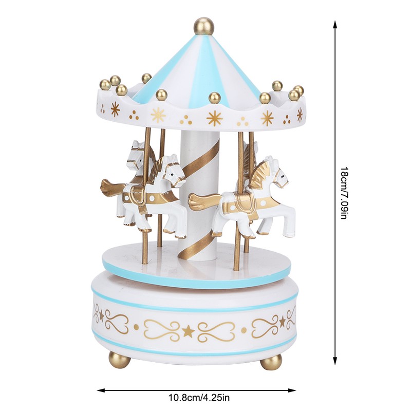Merry GO Round Music Box Carousel Gift Christmas Wedding Birthday