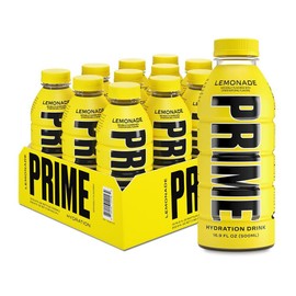 Prime Hydration Drink 16.9 Fl Oz Pack of 12 Electrolytes BCAAs Natural Flavors
