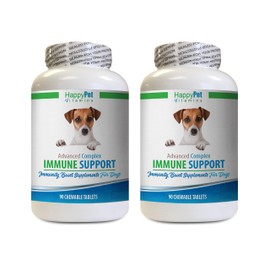 whole food antioxidant blend for dogs - DOG IMMUNE SYSTEM SUPPORT - LIVER AND KIDNEY HEALTH - POWERFUL ANTIOXIDANTS - NATURAL FORMULA - turmeric chews for dogs - 2 Bottles (180 Treats)