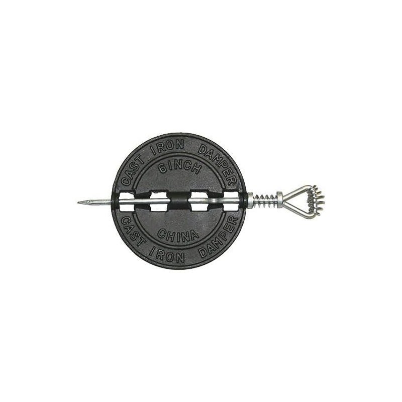 US Stove D6 Cast Iron Damper, 6-Inch