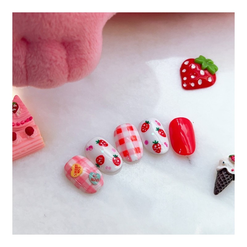 Strawberry Sherbet - Short Almond / 딸기샤베트 - 숏아몬드