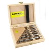 FAMAG Wood spiral drill bits long HSS-G 7-tlg. SET