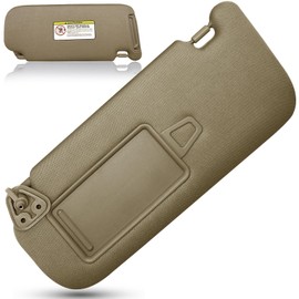 Sun Visor for Hyundai Elantra 2007 2008 2009 2010 Replace 852012H0208M with Makeup Mirror Beige (Beige(Left Driver Side))