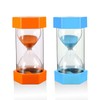 2 Piece Sand Timer, 5 Minute Orange Sand Timer, 10