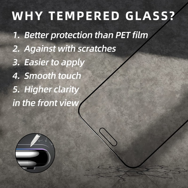 EGKimBa Privacy Screen Protector for iPhone 16 Pro Max, 6.9