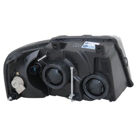 RVLightings Damon Challenger 2006-2007 RV Motorhome Pair (Left & Right) Black Headlights New