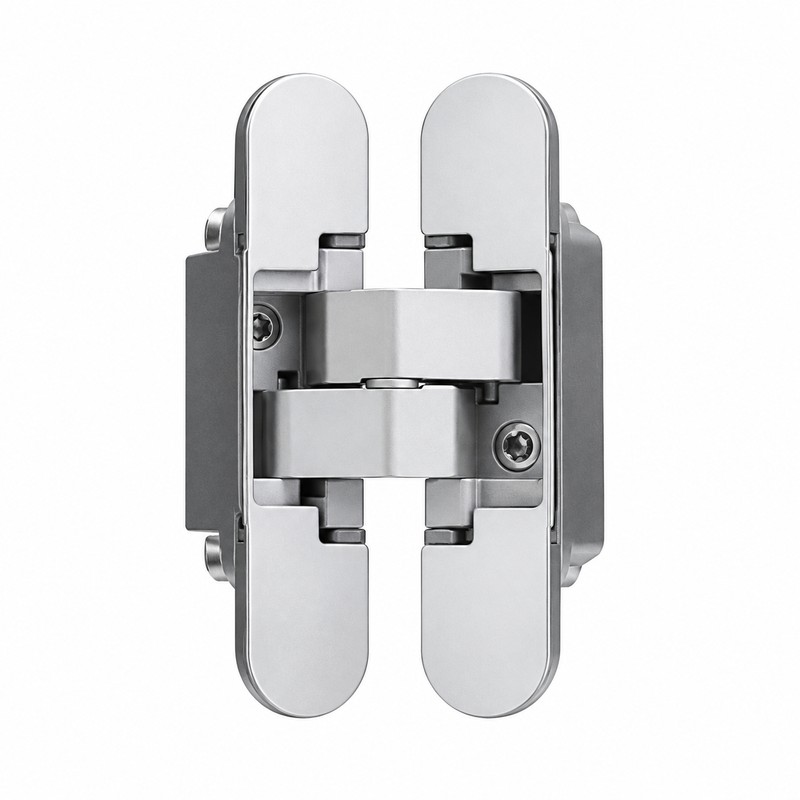 Invisible Door Hinges for Concealed Furniture Doors – Stainless Steel