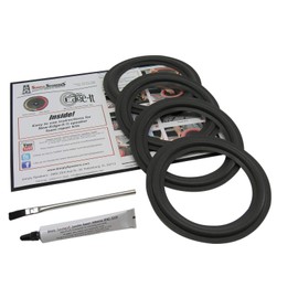 Standard, 6.5 Inch 4-Pack Foam Speaker Repair Kit FSK-6.5-4 (4 Pack)