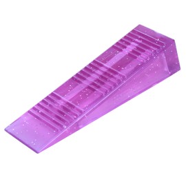 MXY Door Stopper, Rubber Floor Stop Help to Fix the Door for Home Office Classroom Works on Different Floor Surfaces (Hot Pink)
