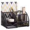 Annova Mesh Desk Organizer Office with 7 Compartments + Drawer/Desk