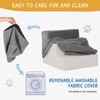 Dog Stairs for Small Dogs & Cats, 3-Step Non-Slip Pet