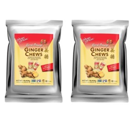 Prince of Peace Ginger Chews ( 1lb X 2 Pack) Ginger Candy, OriginalLemon - Blood Orange