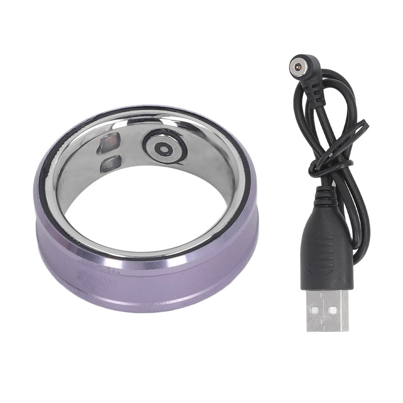 Smart Ring Waterproof Lightweight Ti Alloy Stainless Steel Skin Friendly