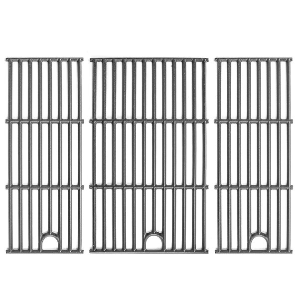 Hisencn Cooking Grates for Charbroil Performance 463365021 463365522 463352521 463350521, 17 Inch Grill Grates for Char-Broil Advantage 463344116 463344015 463370719 463343015 Gas Grill, Cast Iron