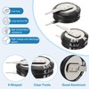PATIKIL 2 Pcs 5.5V Super Capacitors, 0.33F V-Shaped Button Capacitor