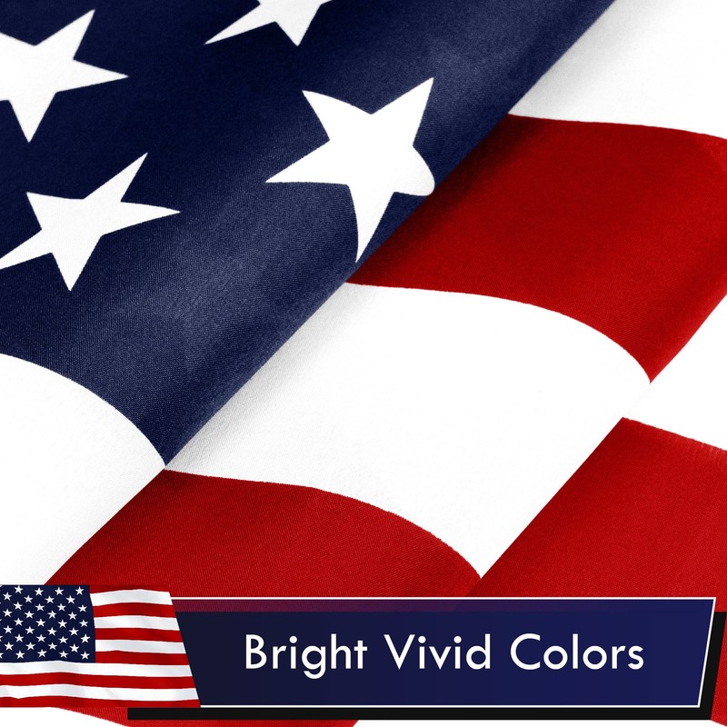 G128 Combo Pack: USA American Flag 3x5 Ft 75D Printed