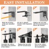 YogePote Sliding Gate Roller Guide, Slide Guide Wheels, Heavy Duty