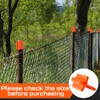 Juexica 50 Pcs Safe T Post Cap T Post Vinyl