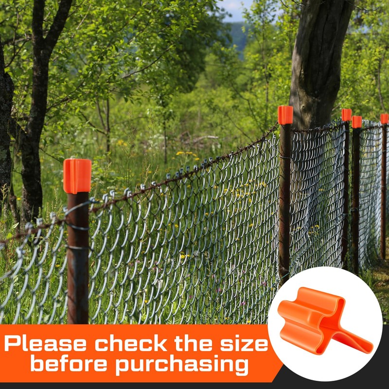 Juexica 50 Pcs Safe T Post Cap T Post Vinyl