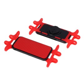 NELboNs Detachable Universal Cell Phone Holder for Bicycle Handlebar, Red, Compatible with Most Smartphones