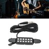 Acoustic Guitar Electric Transducer Soundhole Pickup Preamplifier Punching Free Accessories