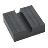 120 x 120 x 25 mm Rubber Pad with Groove