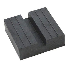 120 x 120 x 25 mm Rubber Pad with Groove Rubber Underlay Pad Trolley Jack Square Car Block Trolley Jack Buffer Tyre Change Truck Wheels Car Tuning Accessories
