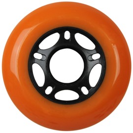 KSS Outdoor Asphalt Formula 89A Inline Skate X8 Wheels, Orange, 76mm