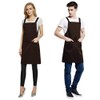 Autuki 10 Colors Simple Apron, H-Shaped, Cafe Style Apron, Women's,