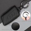 Jinmanyuan Compatible with Lexus Key Fob Cover Leather with Keychain