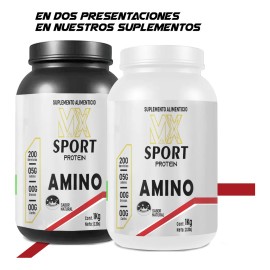 Aminoácidos En Polvo 1kg Mxsport 100servicios Varios Sabores Natural