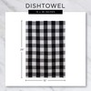 DII Basic Terry Collection Waffle Dishtowel Set, 15x26, Solid Stormblue,