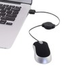 DIWOSHE Ultra Mini Mouse USB Wired 3 Button Retractable Telescopic