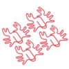 100Pcs Kids Paper Clips Crab Style Metal Exquisite Color Wide