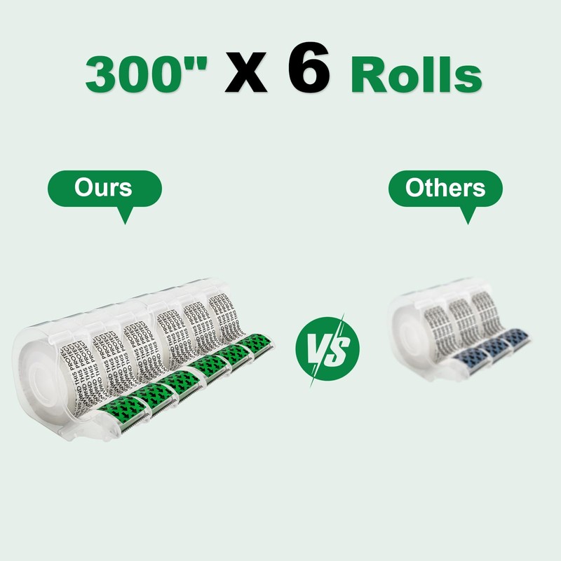 Glufirm Glufirm Double Sided Tape for Gift Wrapping with Dispenser,