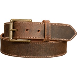 Bullhide Belts Mens USA Made Leather Belt for Casual 1.50" Wide,