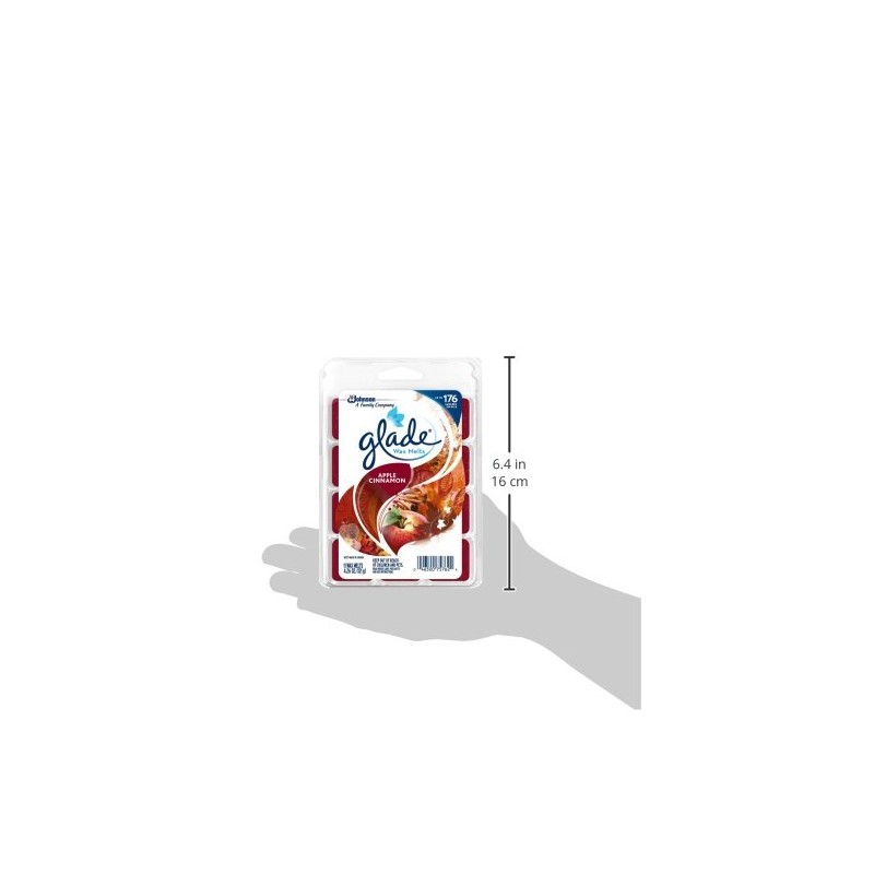Glade Wax Melts Air Freshener, Scented Candles with Essential Oils