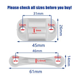 suaywo Pack of 2 Motorhome White Door Catch and Door Lock for Caravans Caravan Door Lock Caravan Door Holder Plastic Door Holder Door Stopper for Motorhome or Motorhome