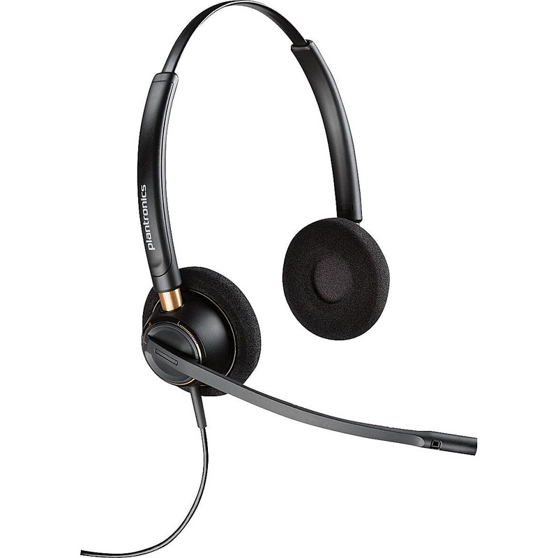 Plantronics 89434-01 Wired Headset, Black